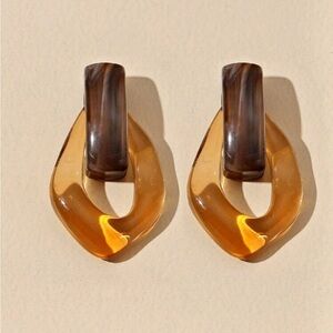 Elegant brown Earrings